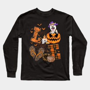 Funny Shiba Inu Dog Lover Gift Love Shiba Inu Halloween Long Sleeve T-Shirt